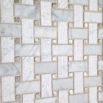basketweave marble for bathroom floor