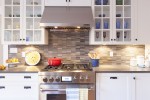 Love It or List It Vancouver Tile. Marble kitchen backsplash.