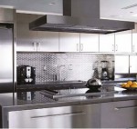 metal tile kitchen backsplash